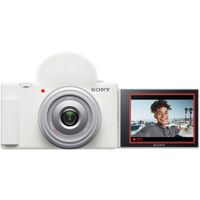 Sony - ZV-1F Vlog Camera for Content Creators and Vloggers - White