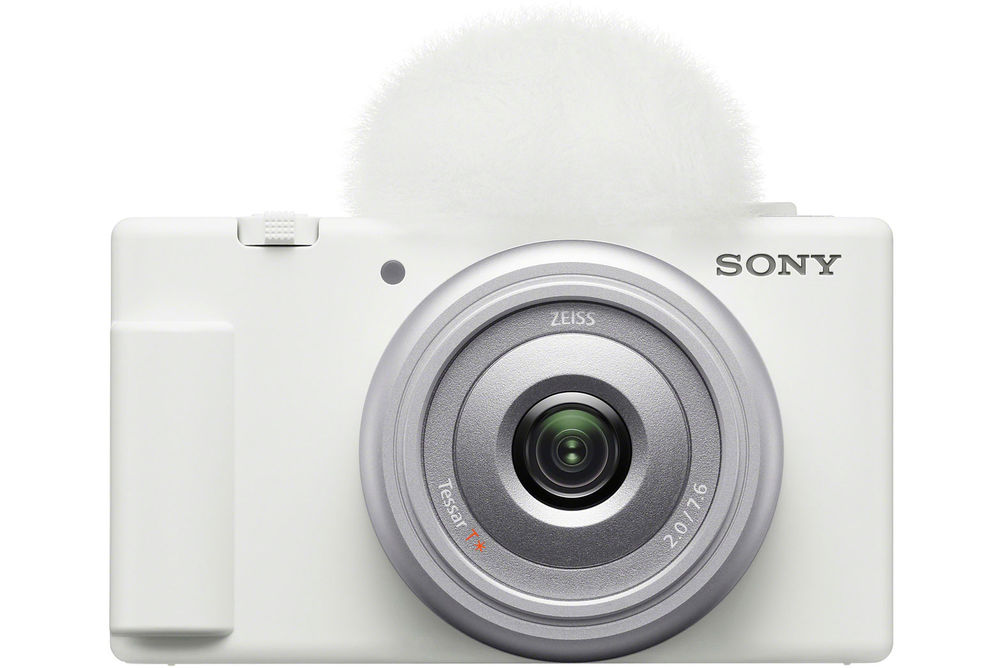 Sony - ZV-1F Vlog Camera for Content Creators and Vloggers - White