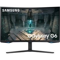 Samsung - Odyssey G6 27 Curved QHD FreeSync Premium Pro Smart 240Hz 1ms Gaming Monitor with HDR600