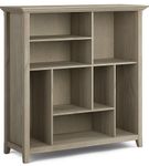 Simpli Home - Amherst Multi Cube Bookcase and Storage Unit - Distressed Grey