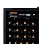 NewAir - 51-Bottle Wine Cooler with Mirrored Double-Layer Tempered Glass Door & Compressor Cooling,