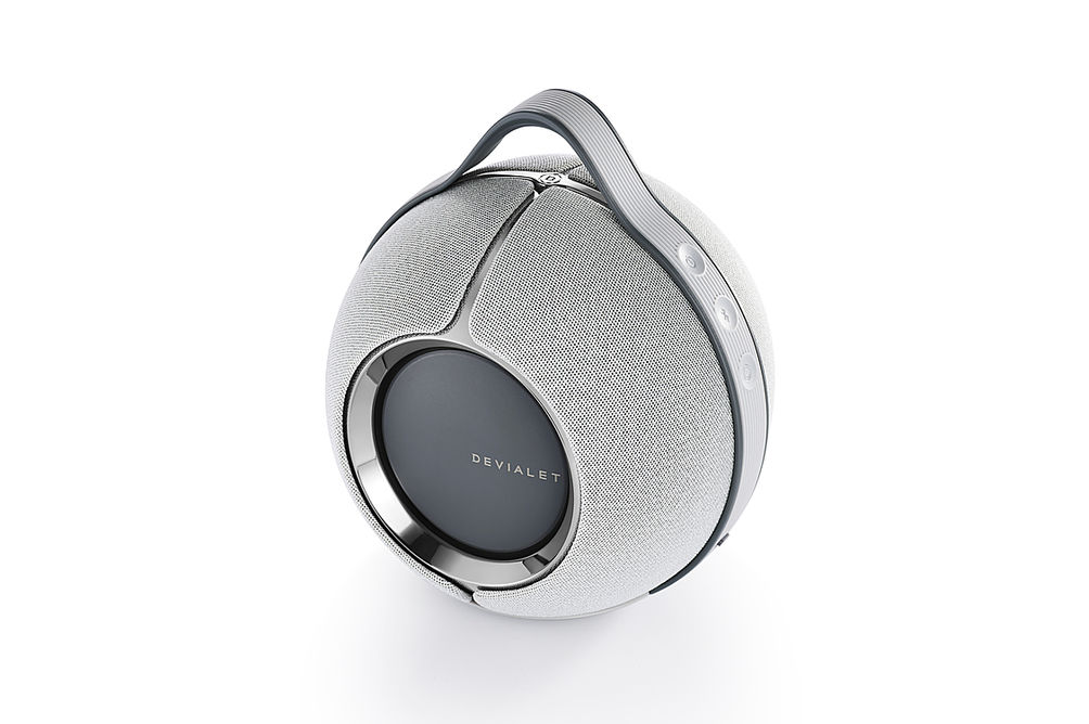 Devialet - Mania Portable Bluetooth and Wi-Fi Capability Speaker - Light Grey