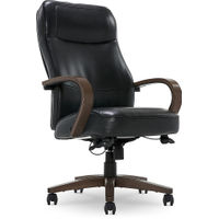 Thomasville - Bonded Leather Executive Office Chair - Black