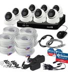 Swann - 8 Channel, 8 Camera Indoor/Outdoor Wired 4K Ultra HD 2TB DVR Security System