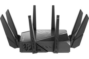 ASUS - ROG Rapture GT-AX11000 Pro Tri-band WiFi 6 Gaming Router, 2.5G Port - Black