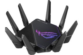 ASUS - ROG Rapture GT-AX11000 Pro Tri-band WiFi 6 Gaming Router, 2.5G Port - Black