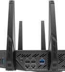 ASUS - ROG Rapture GT-AX11000 Pro Tri-band WiFi 6 Gaming Router, 2.5G Port - Black