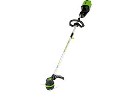 Greenworks - 80V 21 Lawn Mower, 13 String Trimmer, and 730 Leaf Blower Combo with 4 Ah Battery &