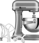 KitchenAid - 5.5 Quart Bowl-Lift Stand Mixer - Contour Silver