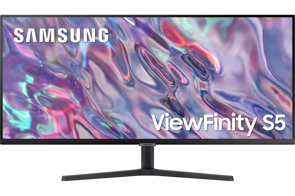 Samsung - 34 ViewFinity S5 Ultrawide QHD 100Hz AMD FreeSync Monitor with HDR10 (DisplayPort, HDMI)