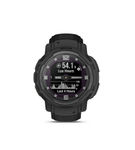 Garmin - Instinct Crossover Solar, Tactical Edition 45mm Smartwatch Fiber-reinforced Polymer - Blac