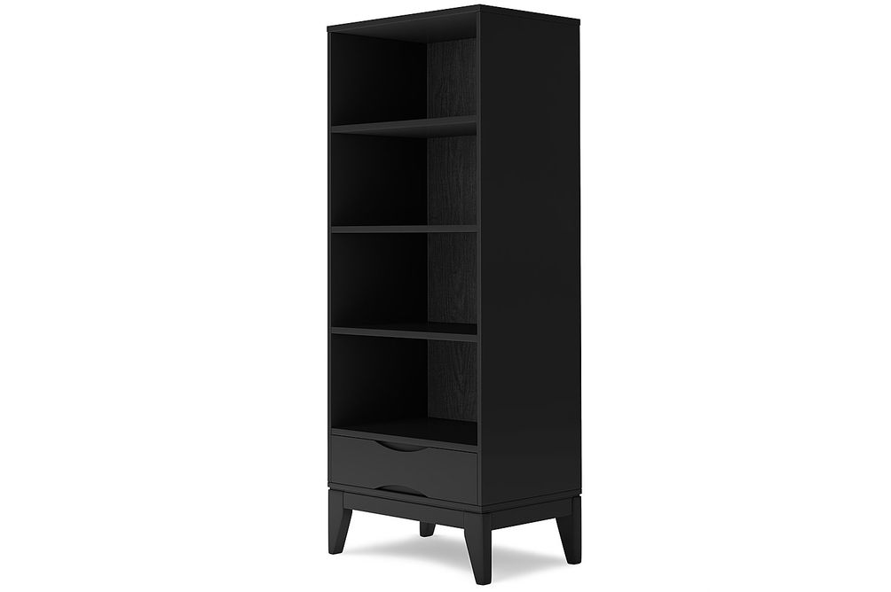 Simpli Home - Harper Bookcase with Storage - Black