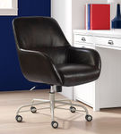 Finch - Forester Modern Bonded Leather Office Chair - Dark Brown