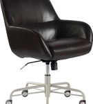 Finch - Forester Modern Bonded Leather Office Chair - Dark Brown