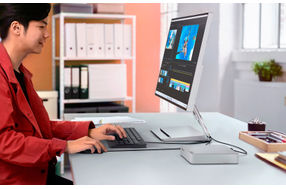 Lenovo - IdeaCentre Mini Desktop - Intel Core i7-13700H - 16GB Memory - 512GB SSD - Cloud Gray