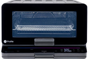GE Profile - Smart Oven with No Preheat, Air Fry and Built-in WiFi - Black