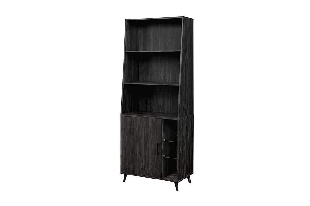 Walker Edison - Mid-Century Modern Bookcase - Graphite