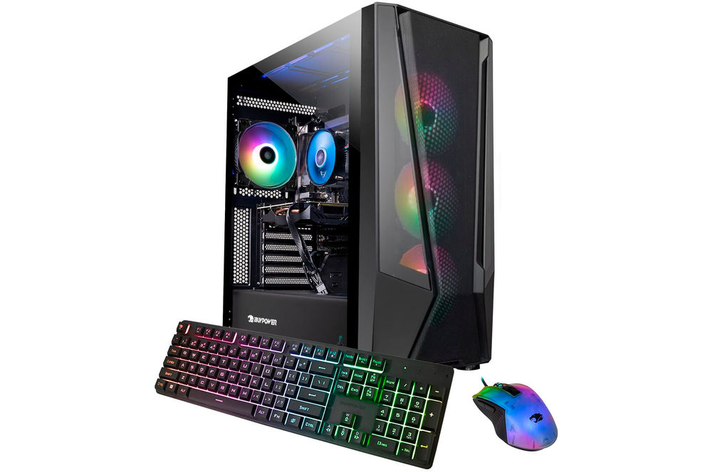 iBUYPOWER - TraceMesh Gaming Desktop Intel Core i5-13400F 16GB Memory NVIDIA GeForce RTX 3060