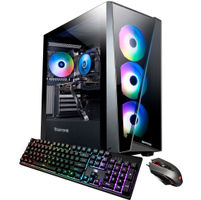 iBUYPOWER - SlateMR Gaming Desktop AMD Ryzen 5 7600 16GB Memory NVIDIA GeForce RTX 3060 8GB