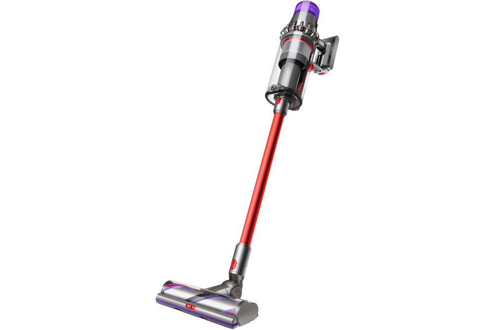 Dyson - Outsize Cordless Vacuum with 6 accessories - Nickel/Red