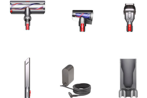 Dyson - Outsize Cordless Vacuum with 6 accessories - Nickel/Red