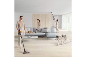 Dyson - V15 Detect Cordless Vacuum with 8 accessories - Yellow/Nickel