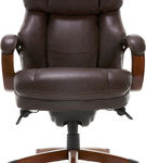 La-Z-Boy - Big & Tall Bonded Leather Executive Chair - Biscuit Brown