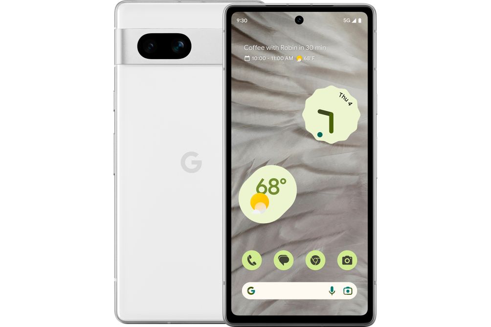 Google - Pixel 7a 5G 128GB (Unlocked) - Snow