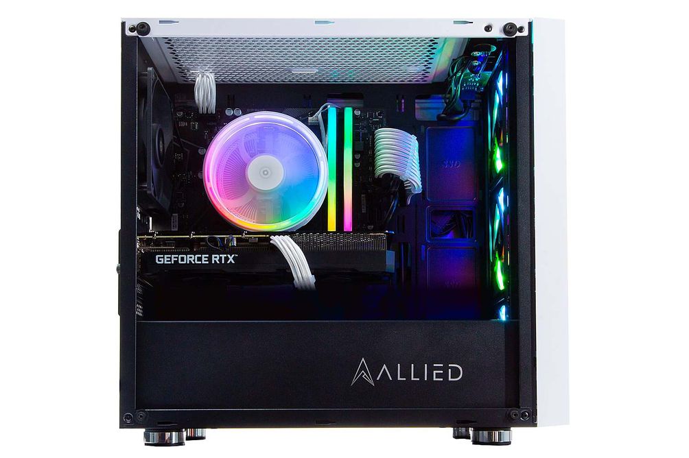 Allied Gaming - Stinger Gaming Desktop - AMD Ryzen 5 5600X - 16GB RGB 3200 Memory - NVIDIA GeForce