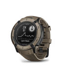 Garmin - Instinct 2X Solar Tactical Edition Smartwatch 50 mm Fiber-reinforced Polymer - Tan