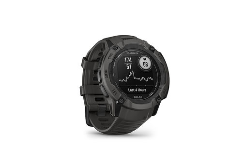 Garmin - Instinct 2X Solar Smartwatch 50 mm Fiber-reinforced Polymer - Gray