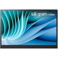 LG - gram +view 16 IPS LED 60Hz Portable Monitor (USB Type-C) - Silver