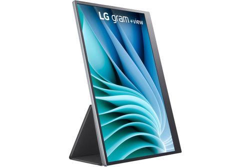 LG - gram +view 16 IPS LED 60Hz Portable Monitor (USB Type-C) - Silver