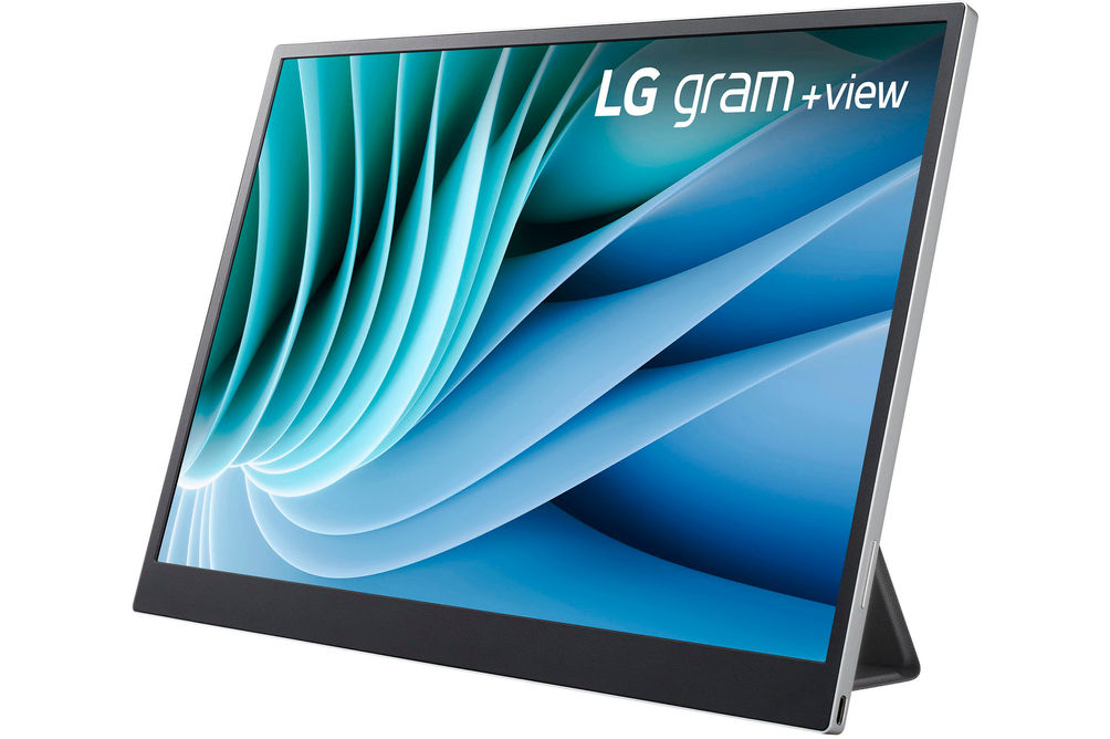 LG - gram +view 16 IPS LED 60Hz Portable Monitor (USB Type-C) - Silver