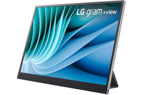 LG - gram +view 16 IPS LED 60Hz Portable Monitor (USB Type-C) - Silver