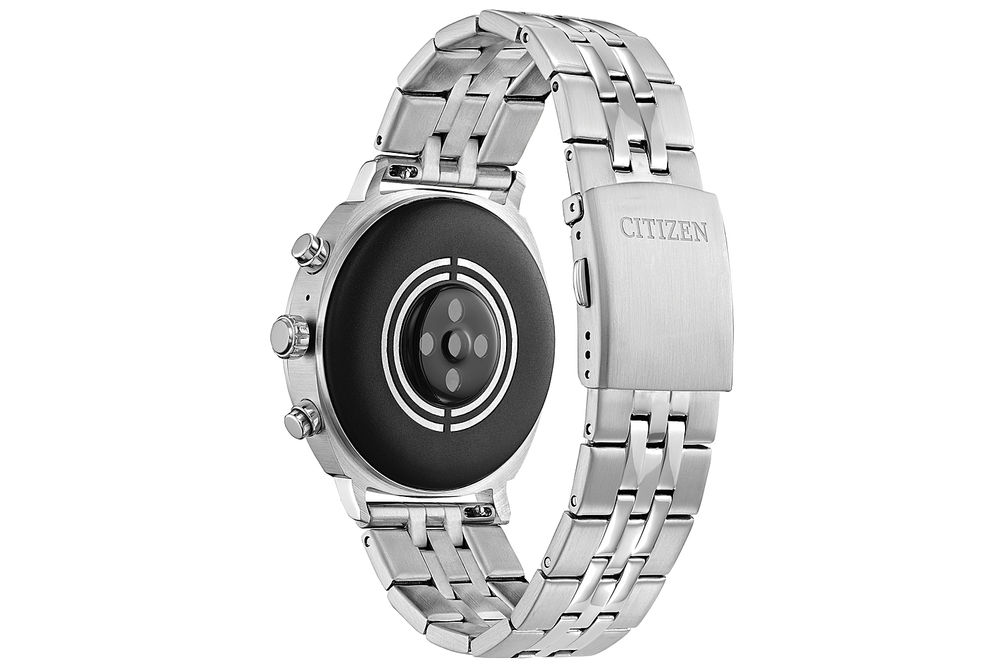 Citizen - CZ Smart 41mm Unisex Stainless Steel Casual Smartwatch with Stainless Steel Bracelet - Si