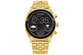 Citizen - CZ Smart 41mm Unisex Stainless Steel Casual Smartwatch with IP Stainless Steel Bracelet -