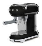 SMEG Semi-Automatic Espresso Machine with 15 bar pressure - Black