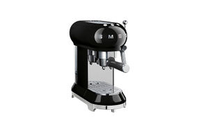 SMEG Semi-Automatic Espresso Machine with 15 bar pressure - Black