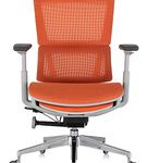 Nouhaus - REWIND ERGONOMIC OFFICE CHAIR WITH RETRACTABLE FOOTREST - ORANGE