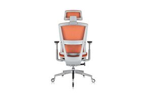 Nouhaus - REWIND ERGONOMIC OFFICE CHAIR WITH RETRACTABLE FOOTREST - ORANGE