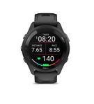 Garmin - Forerunner 265 GPS Smartwatch 46 mm Fiber-reinforced polymer - Black