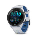 Garmin - Forerunner 265 GPS Smartwatch 46 mm Fiber-reinforced polymer - Black/Whitestone