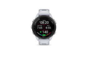 Garmin - Forerunner 265S GPS Smartwatch 42 mm Fiber-reinforced polymer - Black/Whitestone