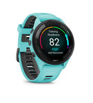 Garmin - Forerunner 265 GPS Smartwatch 46 mm Fiber-reinforced polymer - Black/Aqua