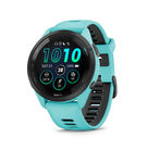 Garmin - Forerunner 265 GPS Smartwatch 46 mm Fiber-reinforced polymer - Black/Aqua