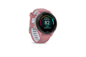 Garmin - Forerunner 265S GPS Smartwatch 42 mm Fiber-reinforced polymer - Black/Light Pink