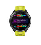 Garmin - Forerunner 965 GPS Smartwatch 47 mm Fiber-reinforced polymer - Titanium/Black