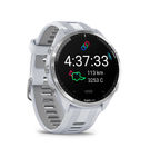 Garmin - Forerunner 965 GPS Smartwatch 47 mm Fiber-reinforced polymer - Titanium/Whitestone