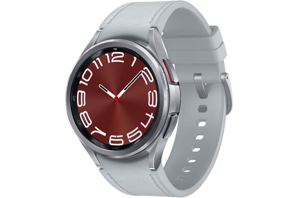 Samsung - Galaxy Watch6 Classic Stainless Steel Smartwatch 43mm BT - Silver